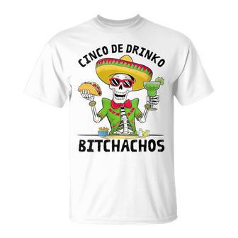 Cinco De Drinko Bitchachos Mexican Fiesta Drinking Men T-Shirt | Mazezy CA