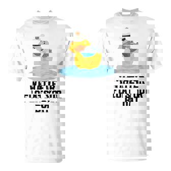 Cruise Ship Humour Whatever Floats Your Boat Cruising T-Shirt - Thegiftio