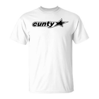 Cunty'ss With Star Humorous Saying Quote Women T-Shirt - Seseable