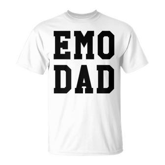 Emo Dad Punk Goth Music Scene Father T-Shirt - Monsterry