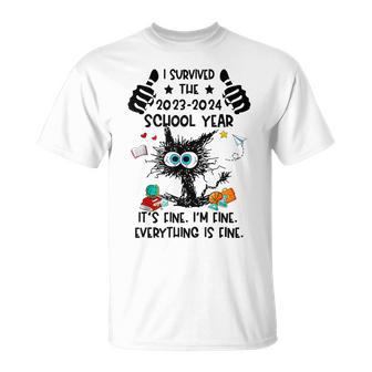 End Of Year School Survivor Last Day Of School Teacher T-Shirt - Monsterry