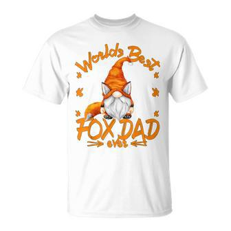 Fox Gnome For Fox Lovers And Worlds Best Fox Dad T-Shirt - Monsterry AU
