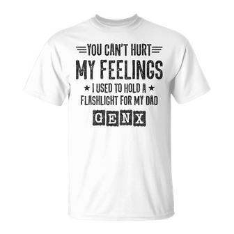 Gen X Generation X Can't Hurt My Feelings Gen X T-Shirt - Monsterry UK