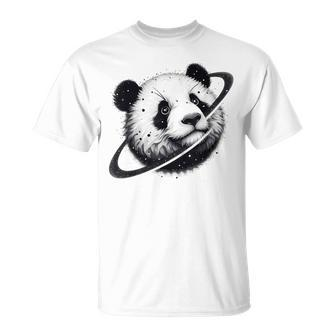 Panda Moon Raccoon Face Panda Raccoon Lover Possum T-Shirt - Monsterry CA