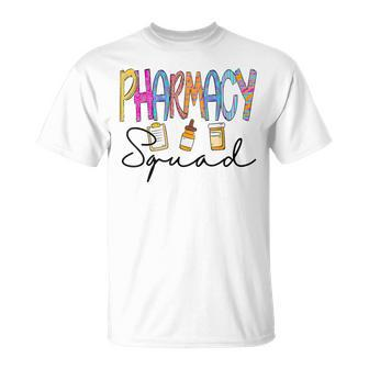 Pharmacy Squad Tech Pharmacist Technician Healthcare T-Shirt - Seseable