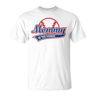 Retro Baseball Mommy Of The Rookie T-Shirt - Monsterry