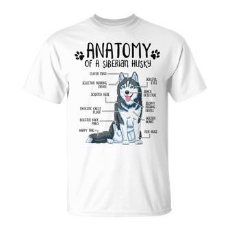 Siberian Husky Dog Holder Anatomy Dog T-Shirt - Geschenkecke