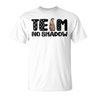 Team Cute Groundhog No Shadow Vintage Groundhog Day T-Shirt - Monsterry AU