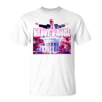 Trump Pink Daddys Home Trump 2024 T-Shirt - Monsterry AU
