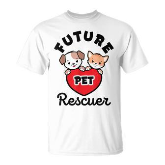 Future Pet Rescuer Veterinarian Dog Cat Baby Animal Rescue T-Shirt - Monsterry DE