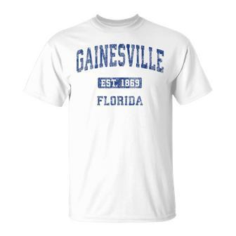 Gainesville Florida Fl Vintage Athletic Sports T-Shirt - Monsterry UK