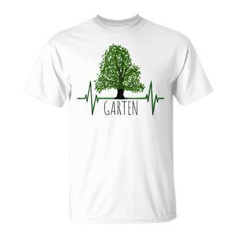 Garden Gardening Gardening Tree Heartbeat T-Shirt - Seseable
