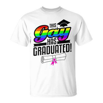 Gay Pride Graduation College High School Masters Phd T-Shirt - Monsterry CA
