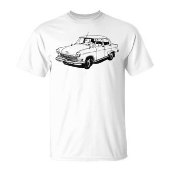 Gaz 21 Wolga Carehicle Sovi8intage Propaganda T-Shirt - Geschenkecke