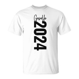 Gesellenprüfung Bestanden Gesellenbrief Geselle 2024 T-Shirt - Seseable