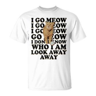 I Go Meow Singing Cat Meme Cat Kitty Lovers T-Shirt - Monsterry DE