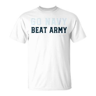 Go Navy Beat Army Medium Gray Edition T-Shirt - Monsterry AU