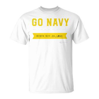 Go Navy Beat Army Morse Code T-Shirt - Monsterry UK