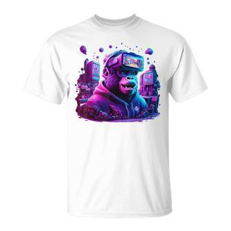 Gorilla Vr Gamer Tag Gorilla Monkey Vr Gamer T-Shirt - Monsterry DE