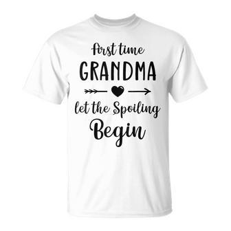 Grandmother Novelty From Grandchild First Time Grandma T-Shirt - Thegiftio UK