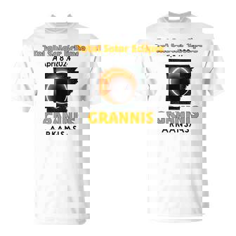 Grannis Arkansas Total Solar Eclipse 2024 T-Shirt - Thegiftio