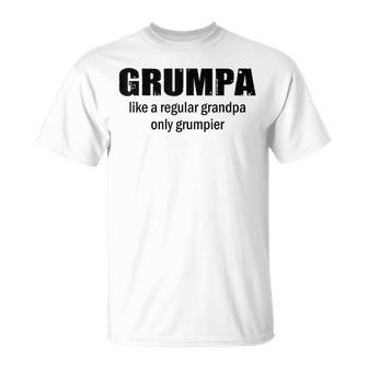 Grumpa Like A Regular Grandpa But Grumpier T-Shirt | Seseable UK