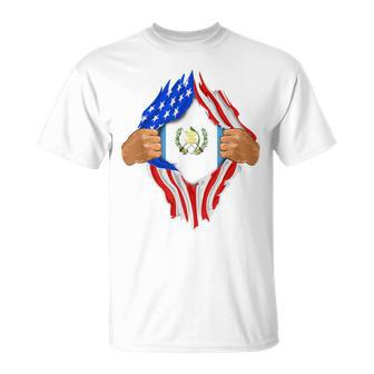 Guatemalan Blood Inside Me Guatemala Flag T-Shirt - Monsterry CA