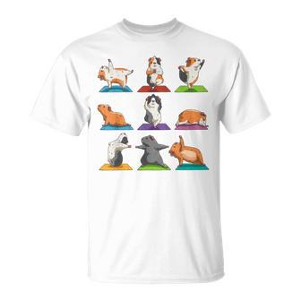 Guinea Pig Yoga Position Workout T-Shirt - Thegiftio UK