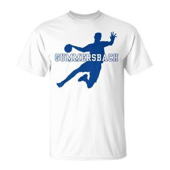 Gummersbach Handball Team Club Fan Nrw Blue Gray T-Shirt - Seseable