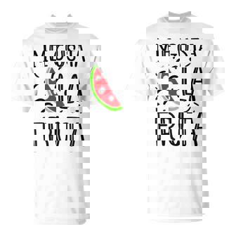 Me Gusta La Fruta Español Español Me Gusta Fruit Pp Divertido Camiseta unisex - Regaloses