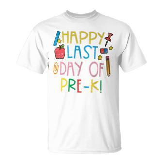 Happy Last Day Of Pre-K Last Day Boys Girls Teacher T-Shirt - Monsterry CA