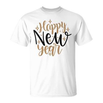 Happy New Year Party Celebration Novelty T-Shirt | Mazezy