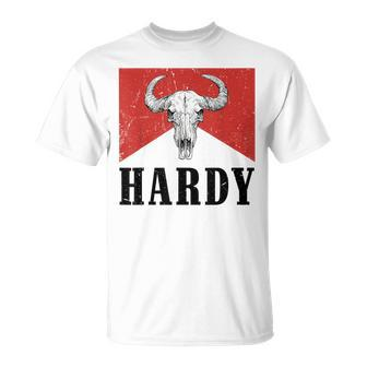 Hardy Last Name Hardy Family Western Style T-Shirt - Seseable
