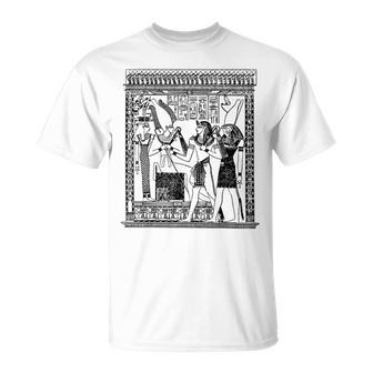 Hathor Ancient Egypt Egyptian God Graphic T-Shirt - Monsterry UK