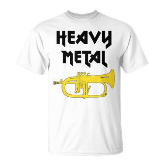 Heavy Metal Flugelhorn Flugelhorn T-Shirt - Monsterry UK