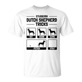 Hilarious Dutch Shepherd Dog Owner Meme Dog Training T-Shirt - Monsterry UK