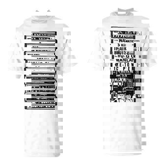 Hip Hop Artists Cassettes De Rap Old School Camiseta unisex - Regaloses