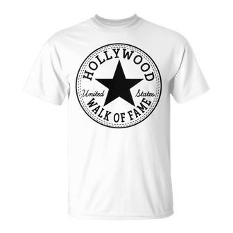 Hollywood Walk Of Fame Los Angeles United States Of America T-Shirt - Monsterry DE