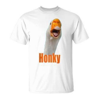 Honky T Goose With Attitude Th Tongue Edgy T-Shirt - Monsterry DE