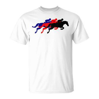 Horse Race Splechase Derby Racing T-Shirt - Monsterry UK