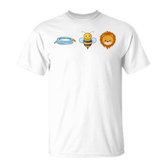 Hose Bee Lion White T-Shirt - Monsterry CA