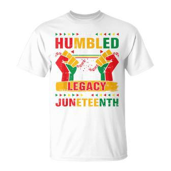 I Am Humbled To Share In The Legacy Junenth Black History T-Shirt - Monsterry