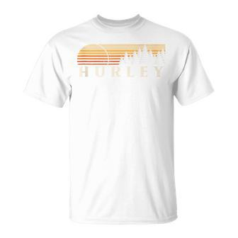 Hurley Al Vintage Evergreen Sunset Eighties Retro T-Shirt | Mazezy CA