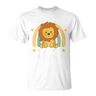 Hurra Ich Bin Jetzt Ein Krippenkind Löwen T-Shirt für Kinder - Seseable