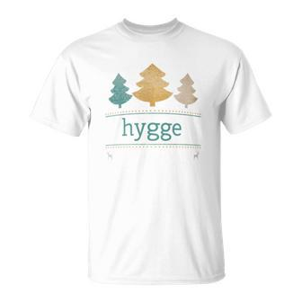 Hygge Winter Scene For Cozy Christmas T-Shirt - Monsterry