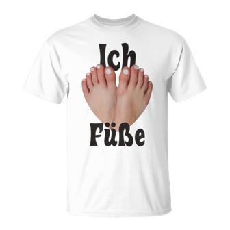 Ich Liebe Füße Lustiges T-Shirt - Geschenkecke