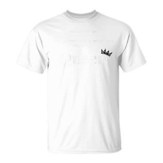 Identity Queen Royalty Affirmation Confidence T-Shirt | Mazezy UK