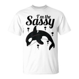 I'm The Sassy Orca & Killer Whale For Sea & Ocean Fans T-Shirt - Monsterry DE