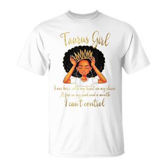 I'm A Taurus Girl Birthday For Queen T-Shirt - Monsterry DE