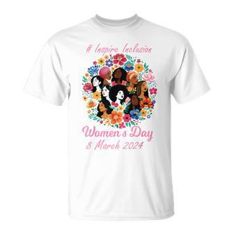 International Women's Day 2024 Inspired For Inclusion 8 T-Shirt | Mazezy